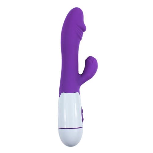 Waterproof G-spot Clitoris Dildo Sex Stimulator Toy Magic Wand Vibrator Dual Dildo For Women