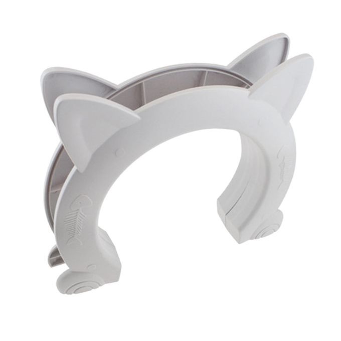 Cute Interior Cat Door 7x7'' Pet Door Pass Hole Hiding Gate Fun Play