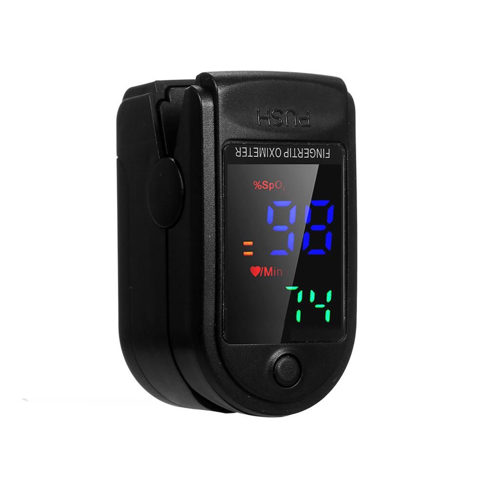 Digital Fingertip Pulse Oximeter LED Display Blood Oxygen Sensor Saturation Mini SpO2 Monitor PR Pulse Rate Measurement Meter for Home Sports Lover