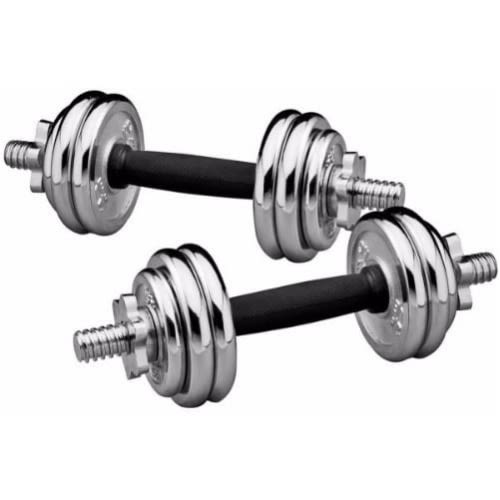 20kg Dumb Bell - Chrome