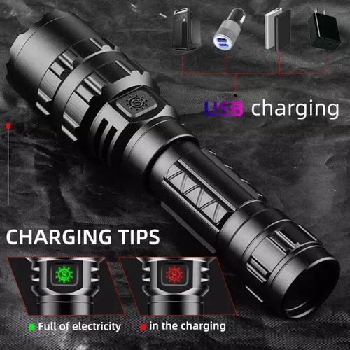 Tactical Security Powerful Aluminum Waterproof Flashlight