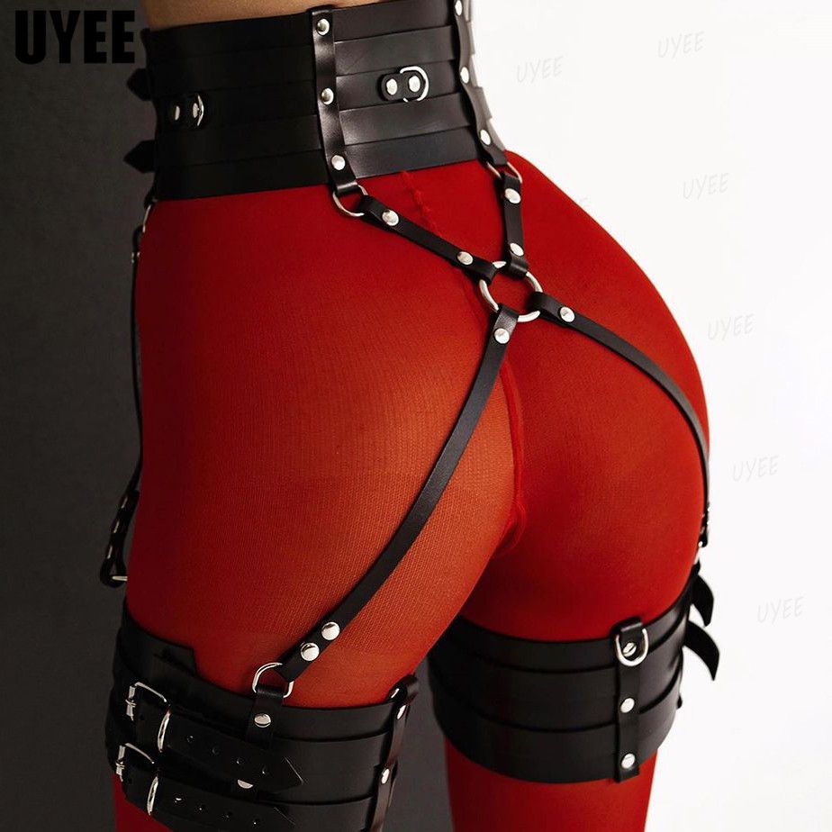 UYEE Y  For Women PU Leather Harness Garter Thight Belt-BELT 1-ONE SIZE FITS ALL