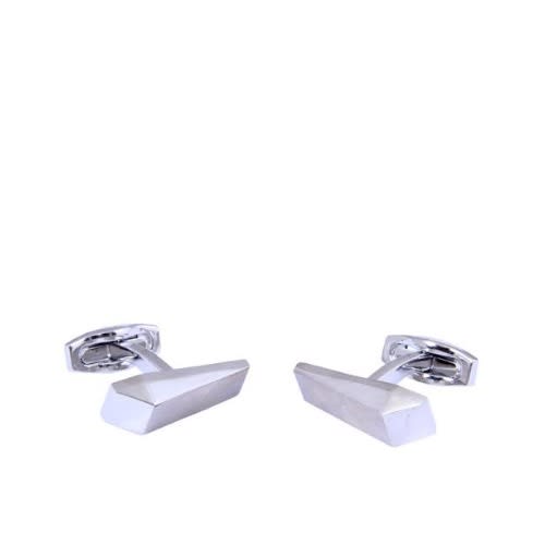 Digger Shaped Stainless Steel Cufflinks MC-4025 - Silver