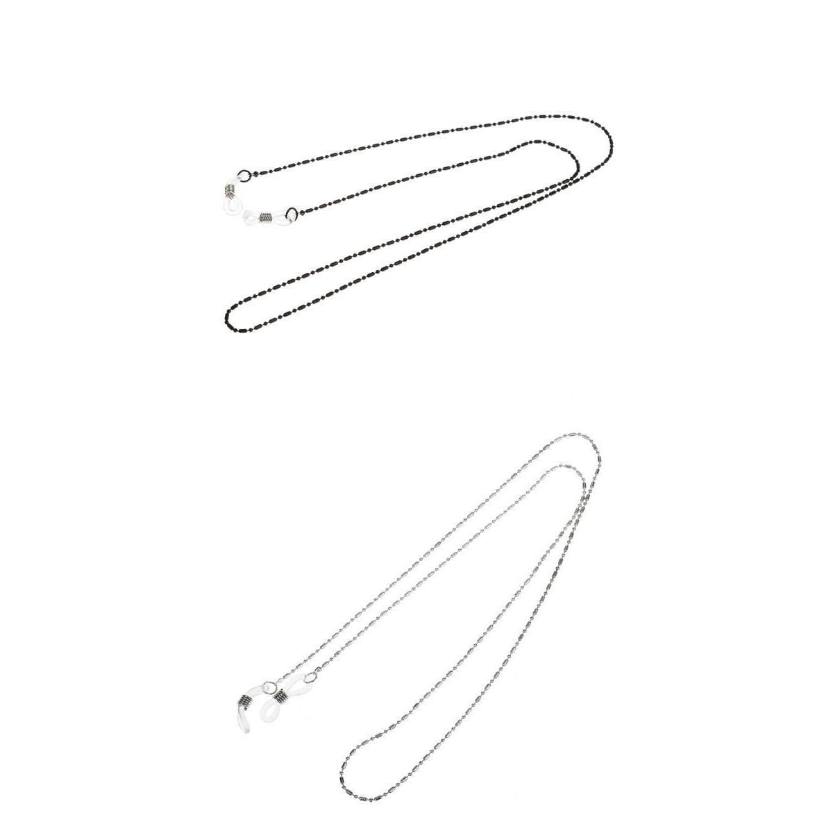 2x Sunglass Eyeglass Glasses Metal Strap Neck Cord String