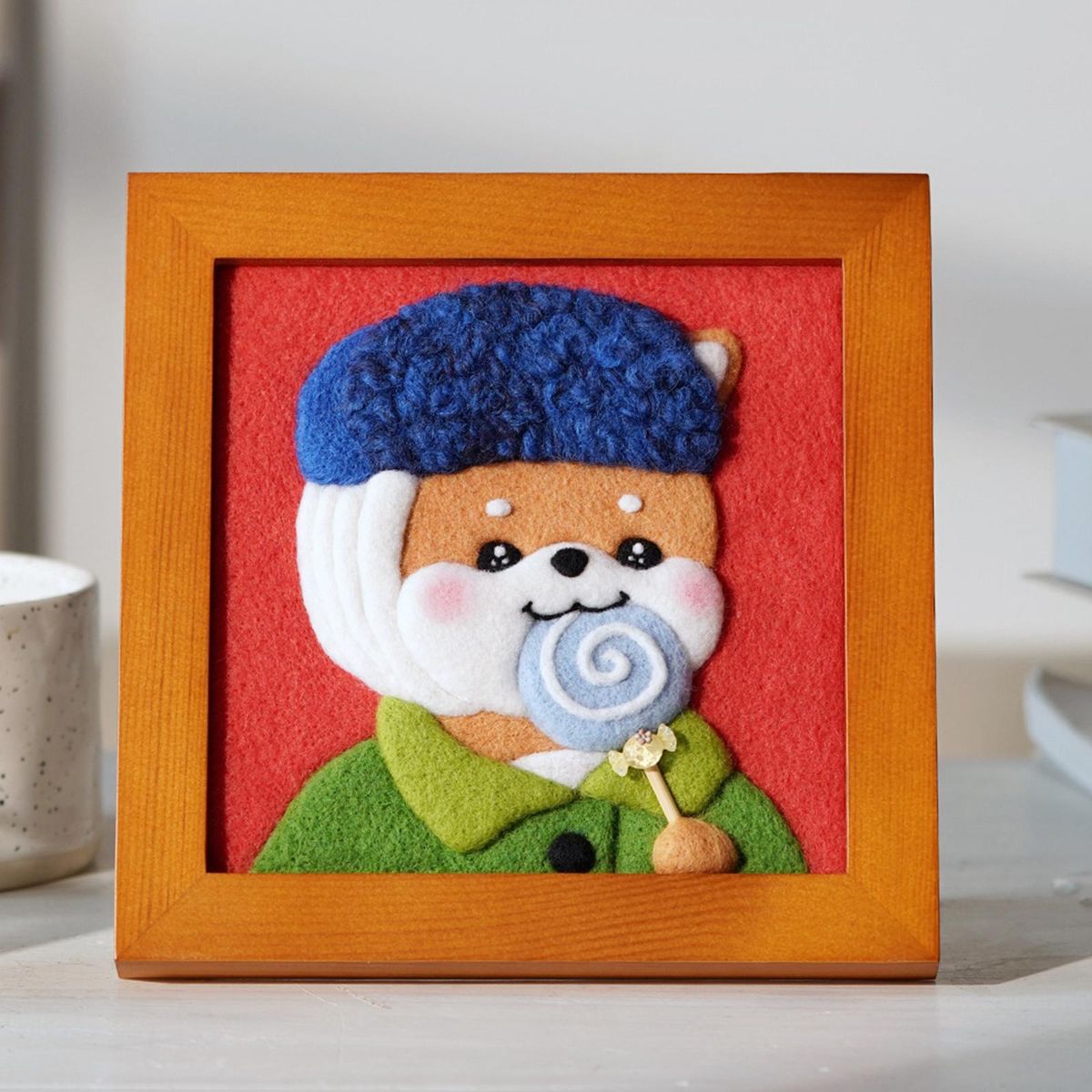 Wool  Felt Kit Gift IY Ecoration With Photo Frame Set For D