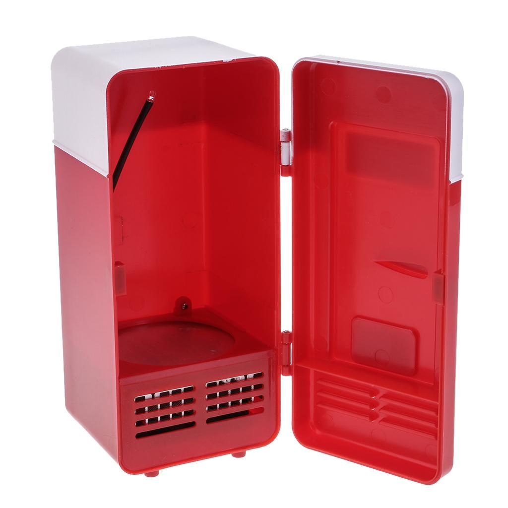 Portable Car Mini Fridge 5v Heat And Cool USB Red