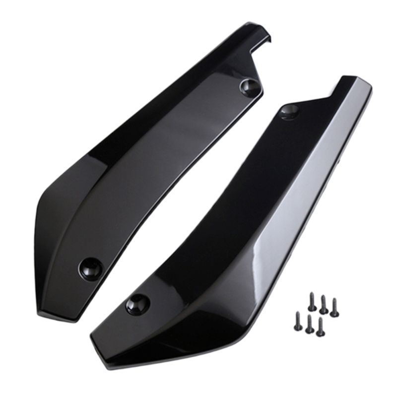 2Pcs Universal Car Rear Bumper Lip Diffuser Splitter