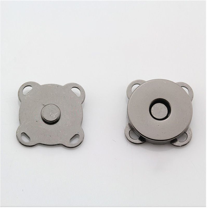 10PCS Magnetic On Magnetic Purse Clasps Closure Sewing On Wallet Clothes Handbag Buckle