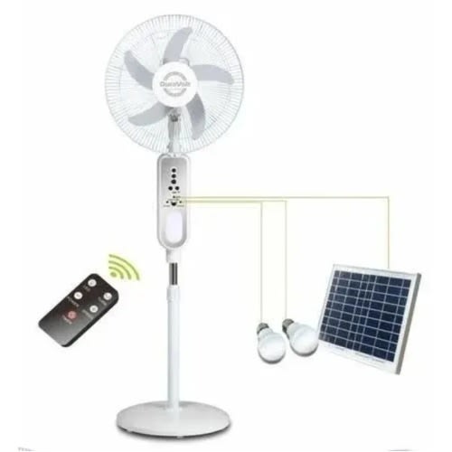 16" Rechargeable Solar Fan