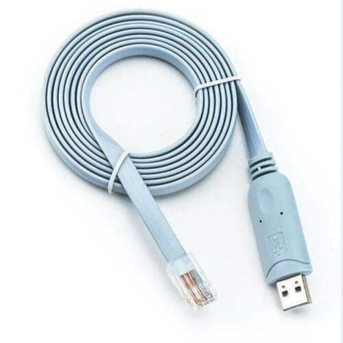 USB To RJ45 RS232 Serial Cable FTDI Chipset USB Console Rollover Router Cisco