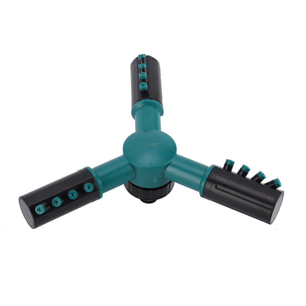 Three Way Spray Head 360 Degree Rotating Sprinkler Garden
