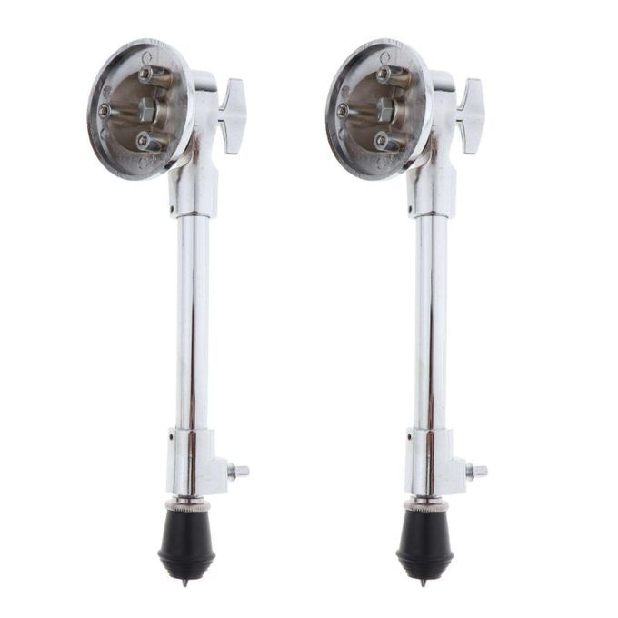 2Pcs Drum Aluminum Legs Skid-proof Anti-Rust Bass Drum Round Head