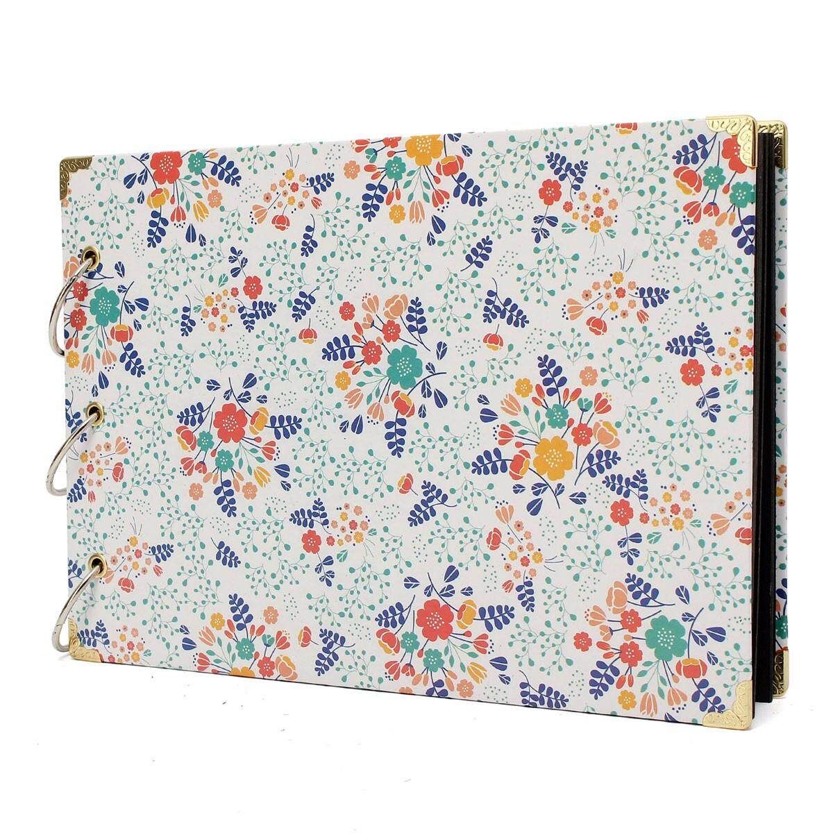 30 Pages Cute Handmade Photo DIY Gift Album Book Image Memory Scrapbook 10 Inch Blue