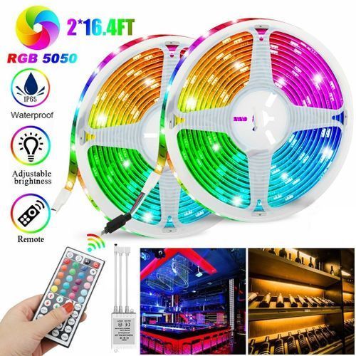 Led Strips Lights SMD 5050  RGB Strip WIFI 5m 10mDC12V Power