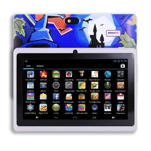 A37 Educational Tablet For Kids  Pre Installed- 6 GB RAM- 128GB -Blue