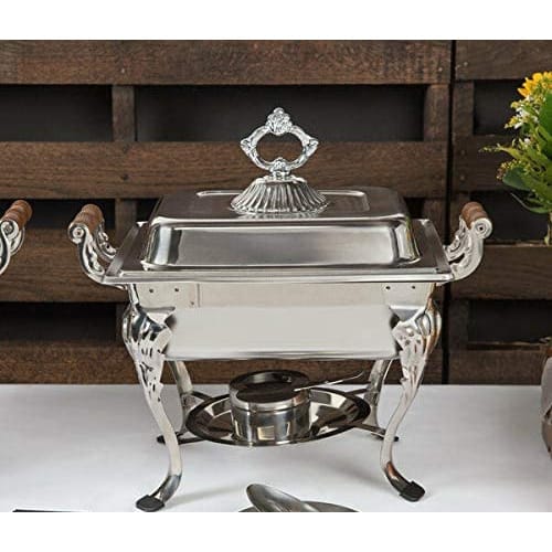 Rectangular Half-Size Chafing Dish -  Silver