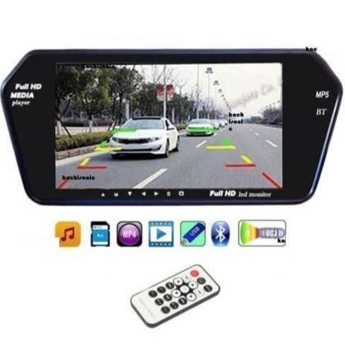 Car Bluetooth Rear Mirror With Camera