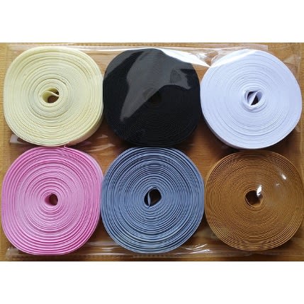 12mm 1/2" Bias Binding Tape - 6 Assorted Colors - soft Palette