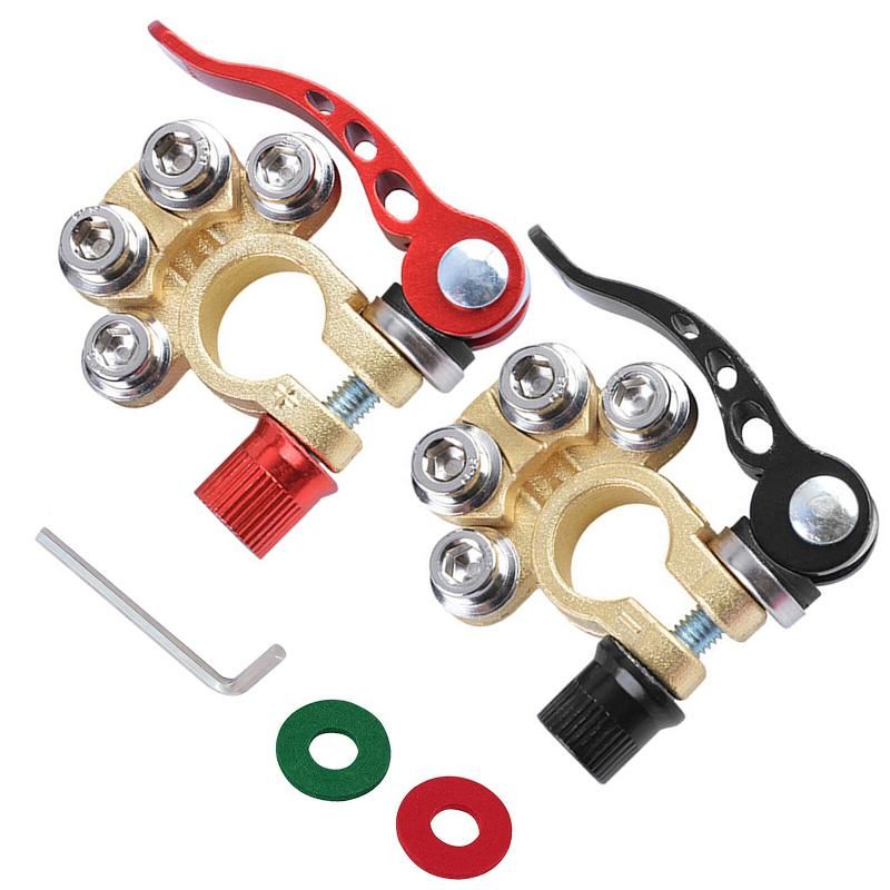1 Pair Battery Terminal Connectors Quick Release Disconnect