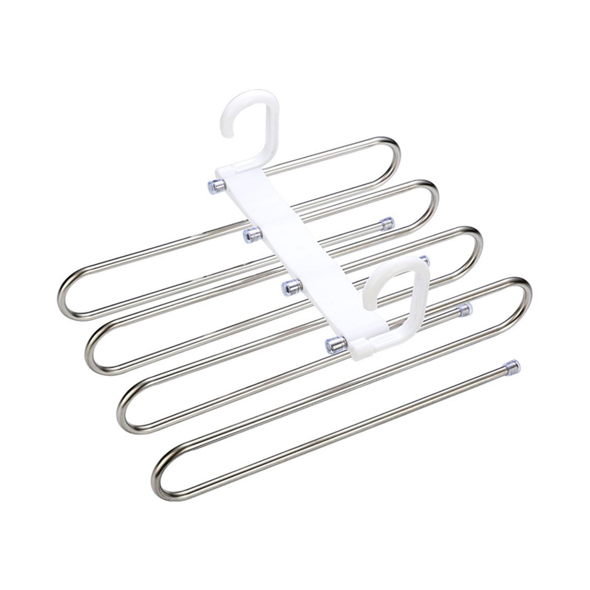 Space Saving 8-in-1 Pants Hanger 8 Layered Stainless Steel