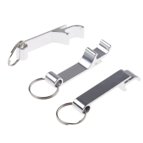 Juvale Key Chain Beer Bottle Opener - Silver