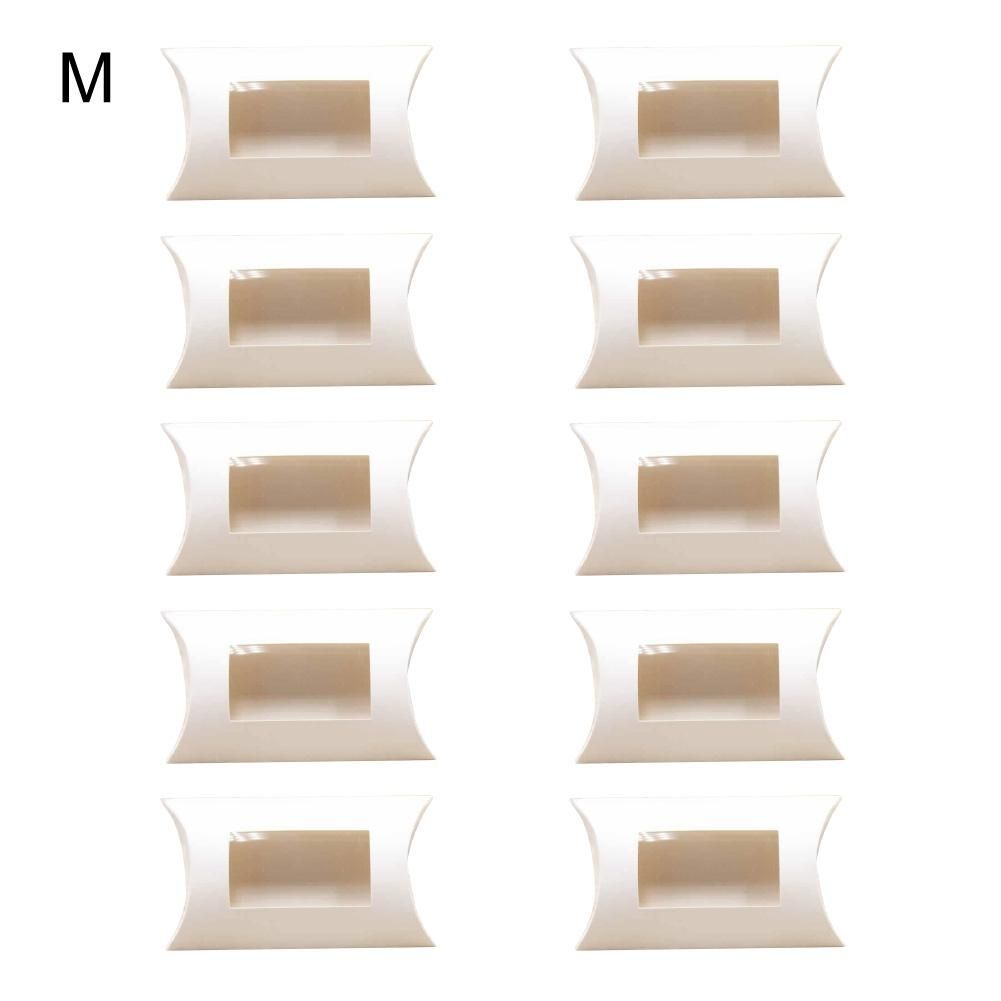 10Pcs Pillow Shape Wedding Party Favor Gift Paper-White