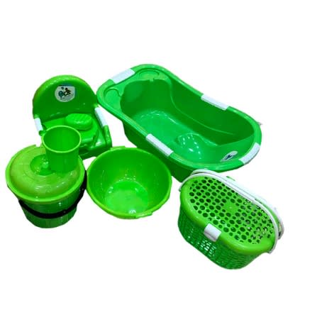 Baby Bath Set -7pcs - Green
