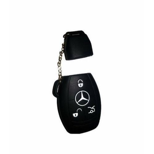 Mercedes Benz 3button Silicon Remote Key Case Cover Black