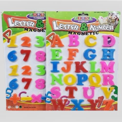 Education Learning Aid Magnetic Alphabet And Numbers