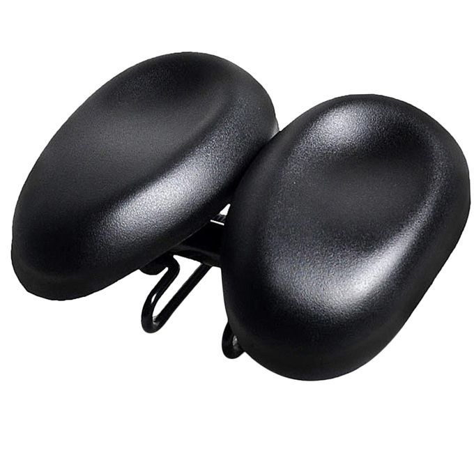 Dual Pad MTB Bike Bicycle Cushion Wide Big Bum Extra Comfort Saddle