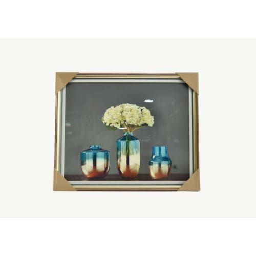 Modern Ombre Glass Vase Art