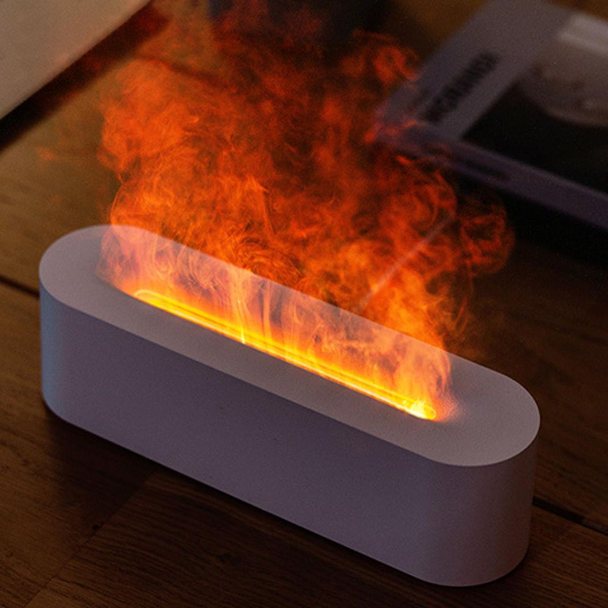 Flame Diffuser Humidifier Night Light Aroma Diffuser For
