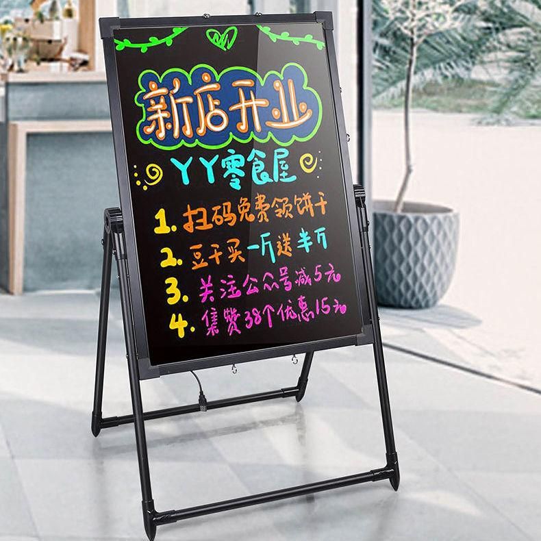Electronic Fluorescent Screen Billboard Led Luminous Characters Small Blackboard Fluorescent Screen Writing Board Luminous Blackboard Handwriting Billboard