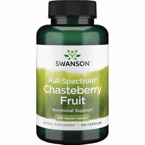 Chasteberry Fruit - Vitex 400mg, 120 Caps - Hormonal Support