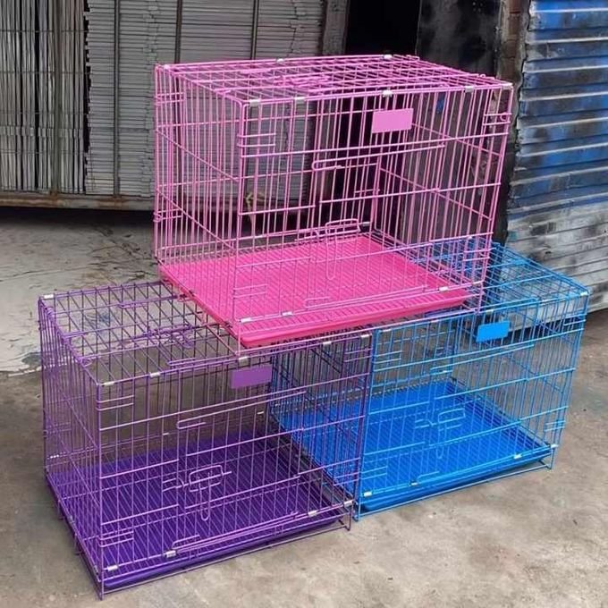 Collapsible Pet Crate Cages Rabbit, Cats, Kitten, Puppy, Adult Dog Indoor Outdoor Kennel