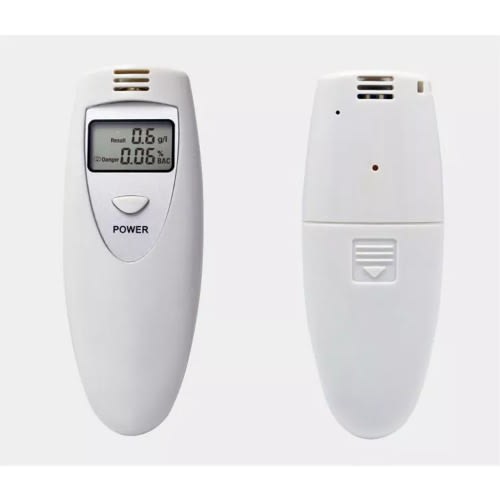 Alcohol Tester Digital  Analyzer With LCD Display - White