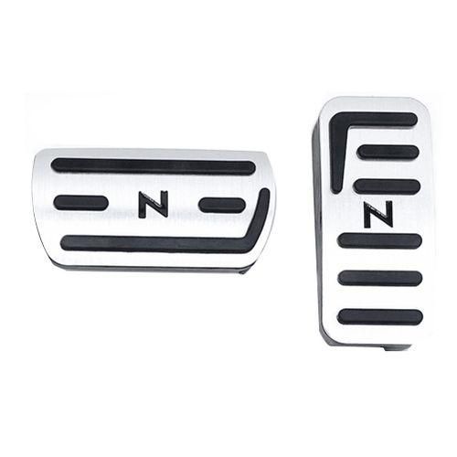 Silver Gas Accelerator Pedal And Break Pedal Cover Non-Slip