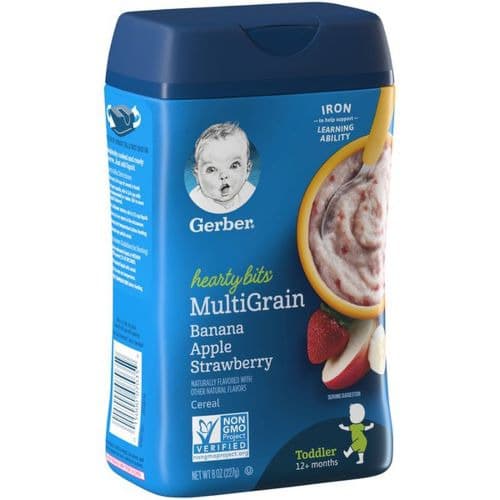 Hearty Bits Multigrain Toddler Cereal 12 Months - 80z - 227g