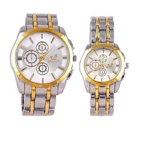Couple Dial Wrist Watch