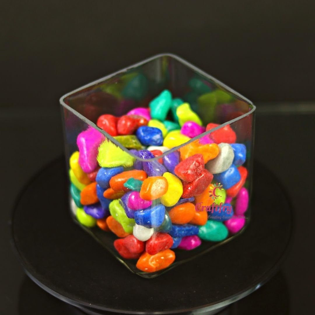 Empty Decorative Centerpieces Cube Glass Vase (8 &times; 8cm)