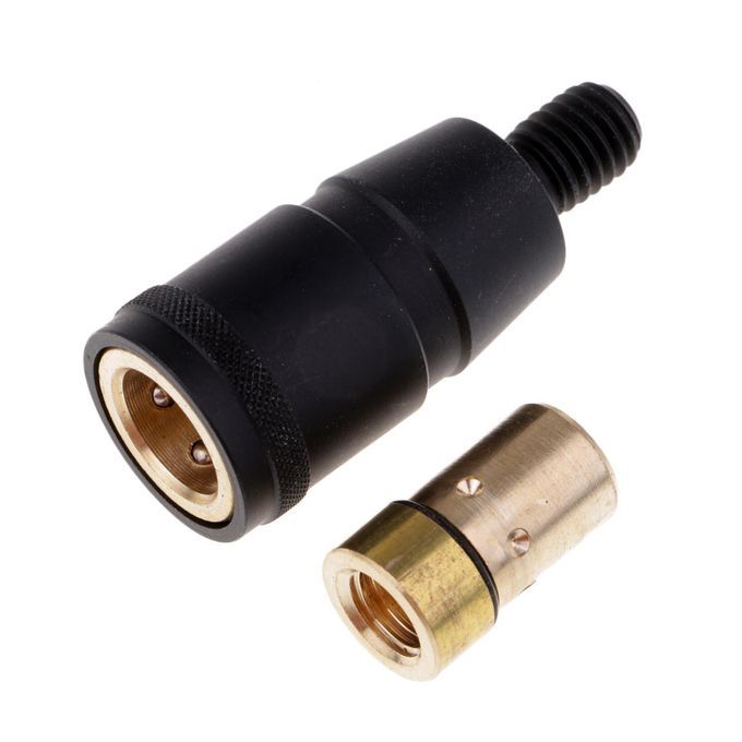 Landing Net Connector Head Screw Net Rod Quick Release Black