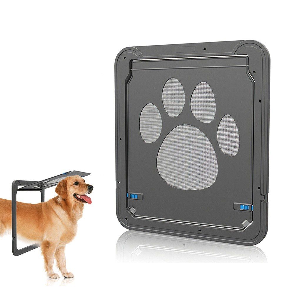 Pet Screen Door Magnetic Flap Screen Automatic Lockable