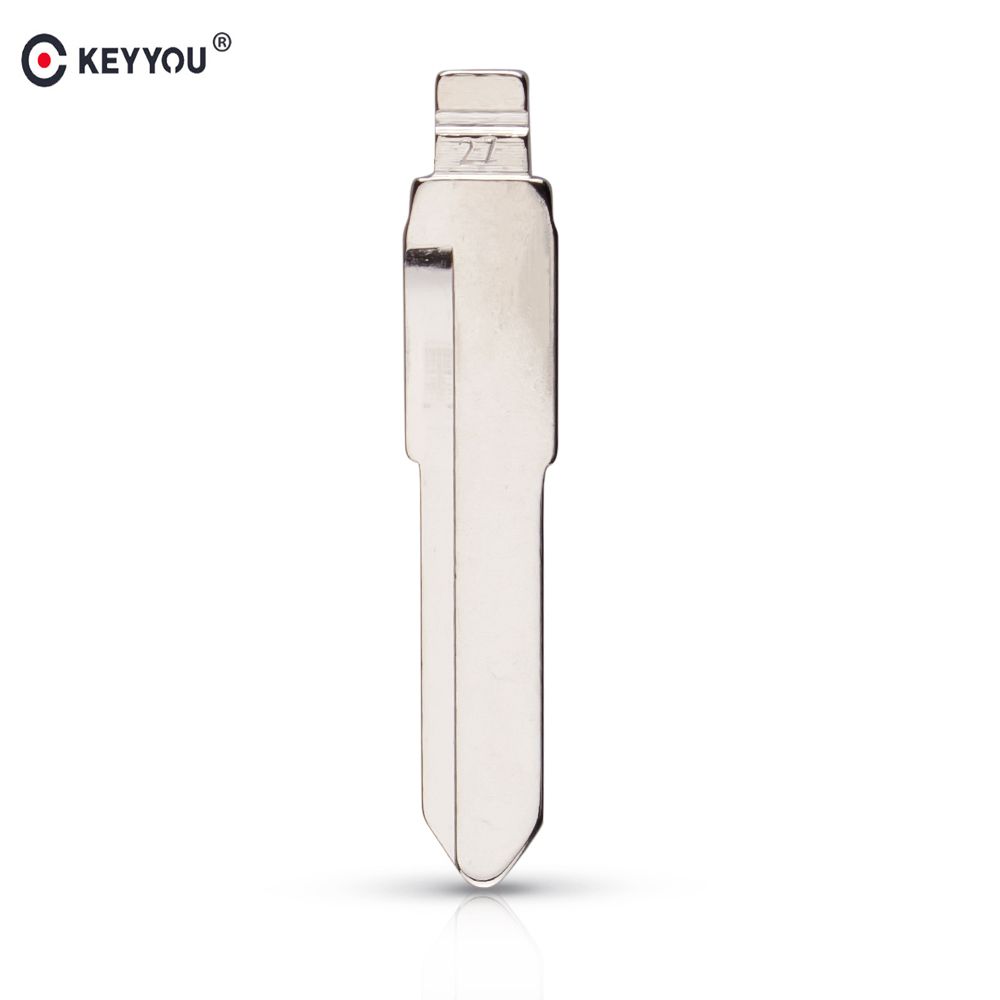 Keyyou Metal Blank Uncut Flip Kd Remote Key Blade