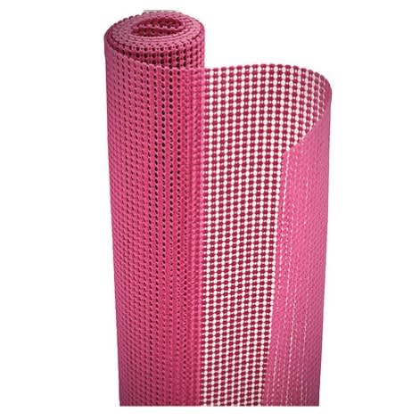 Thin Non-slip Mesh PVC Shelf Liner - Pink