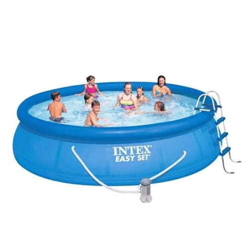 Easy Set Pool Set 15ft X 42 With Ladder And Filter Pump