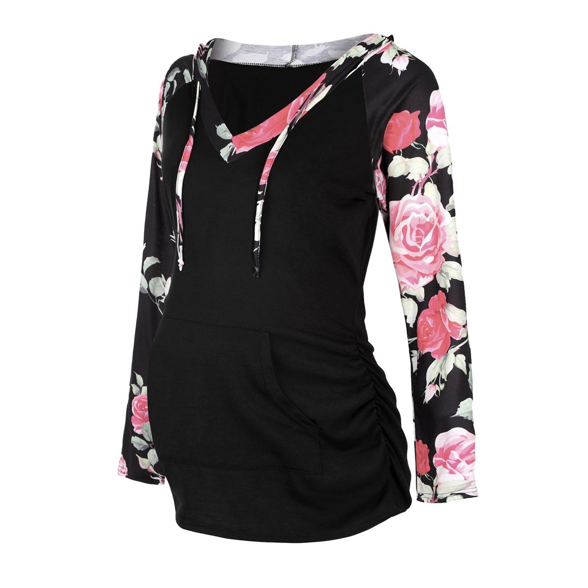 Red-Winter Womens Pregnant Maternity Clothes Striped Printed Nursing Tops Breastfeeding