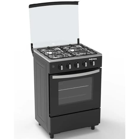 Aeon 60x60cm 4 Gas Burner Standing Gas Cooker With Oven