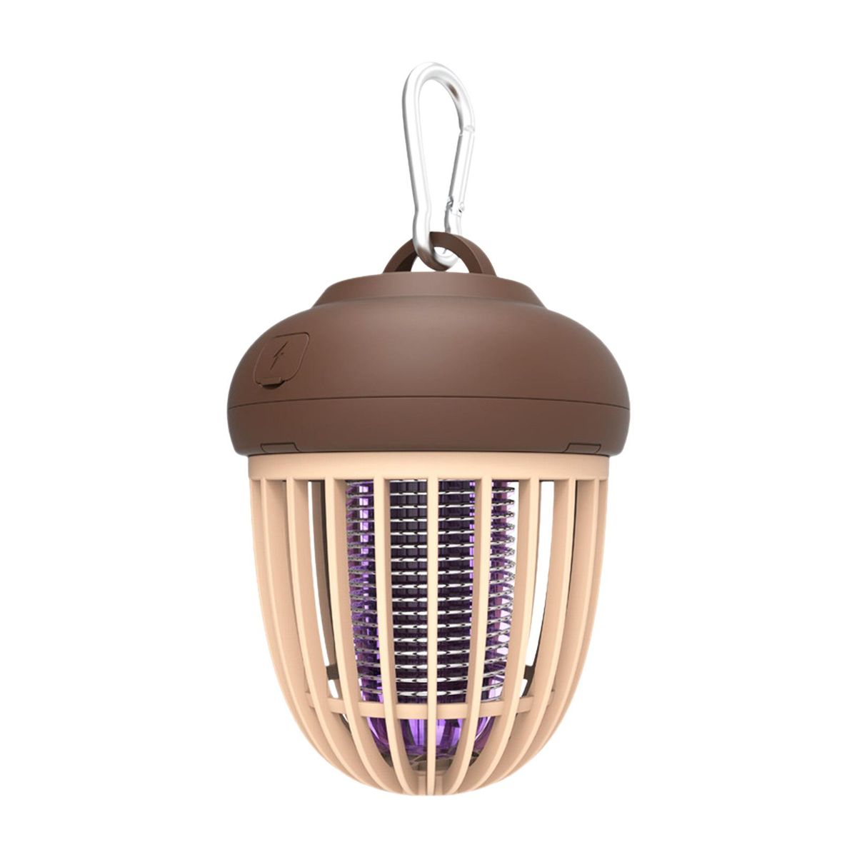 Mosquito Killer Waterproof USB Hanging Bug Zapper Portable Camping Trap Lamp Non-Toxic Electric Mosquito Lamp Insect Mosquito Attracts Fruit Flies for Home Bedroom Outdoor