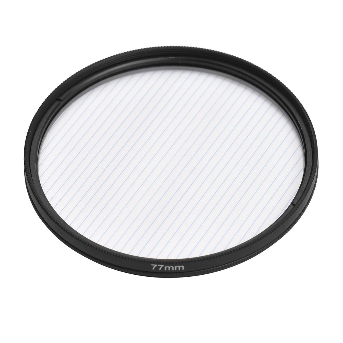 77mm Blue Streak Lens Filter Special Effects Anamorphic Optical Glass Filter for DSLR Cameras