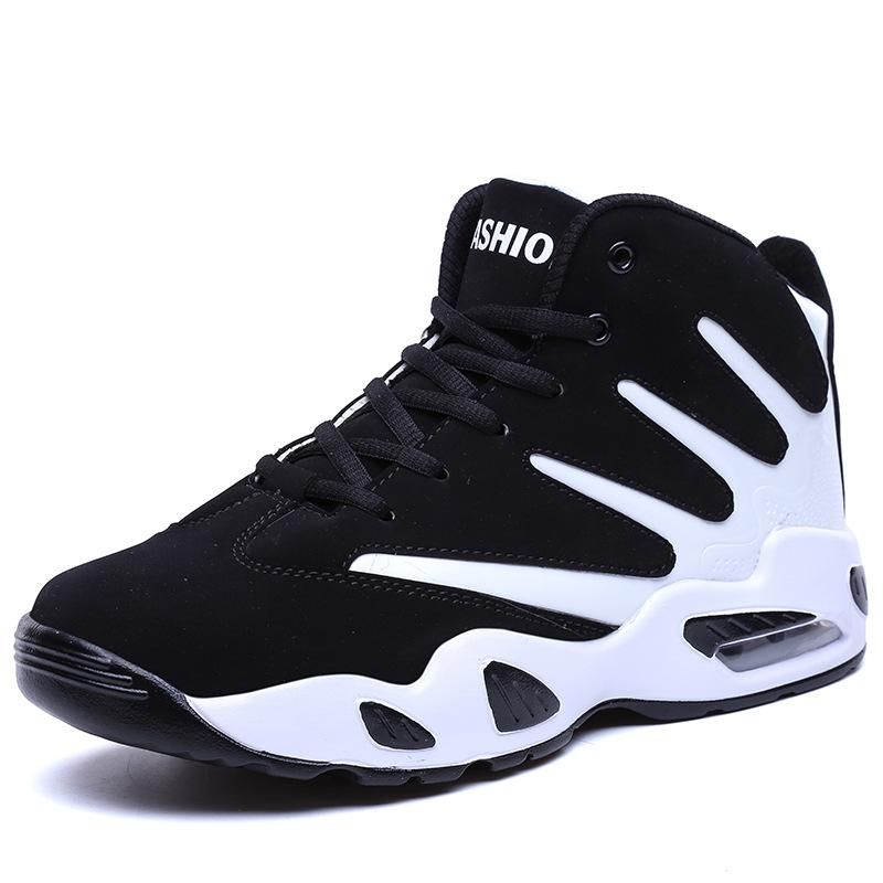Men's Sneakers Basketball Shoes Leather Sneakers White